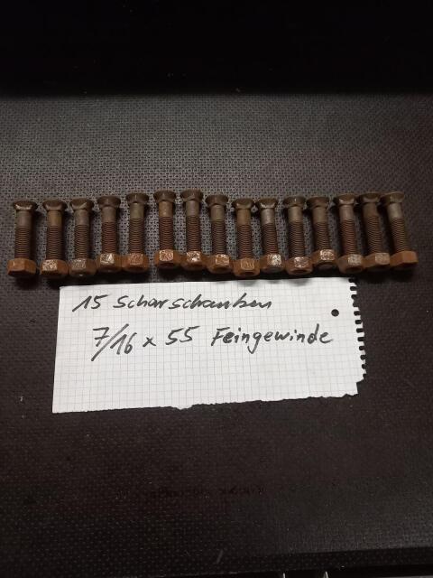 15 Schar-Schrauben 7/16 x 55