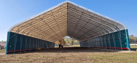 Stahlbogenhalle 20 x 40 m