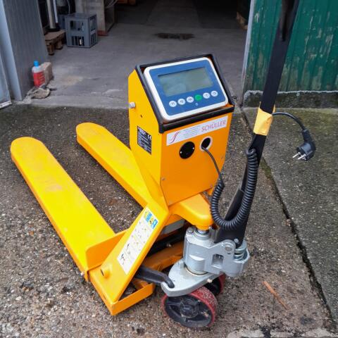 Rotek Palettenhubwagen mit integrierter Waage PH-SCALE-D-2000-1150-568-88-PU