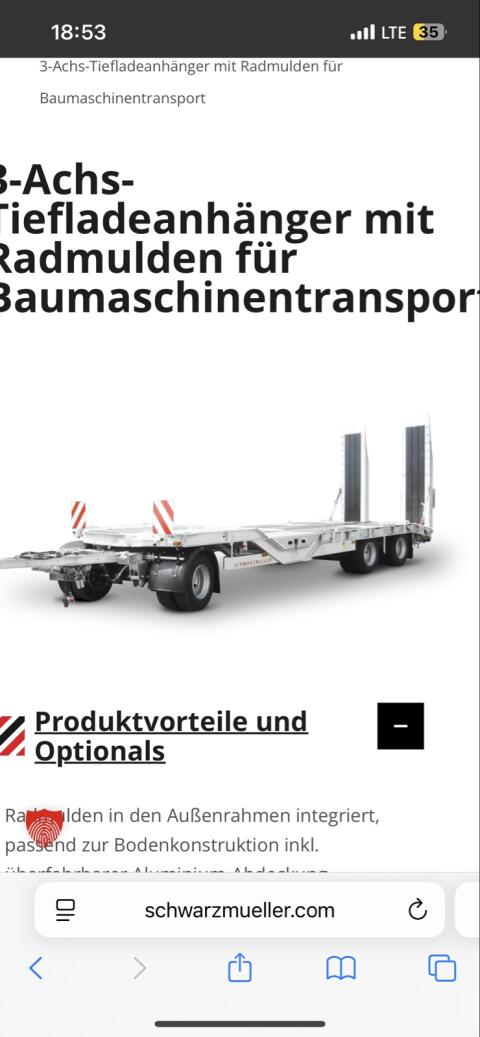 Suche Tieflader