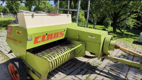 Kleinballenpressen im Lohn, Claas Markant