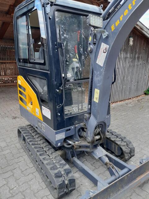 Eurotrac HE 18 Minibagger mit Vollkabine und Heizung