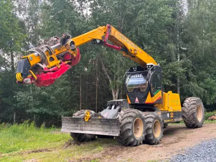 Konrad HIGHLANDER Radharvester 6x6 WOODY WH-60 + Einschulung