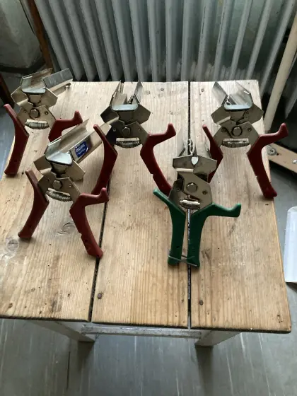 STELLA Bindzangen 5 Stück mit ca. 9500  Klammern