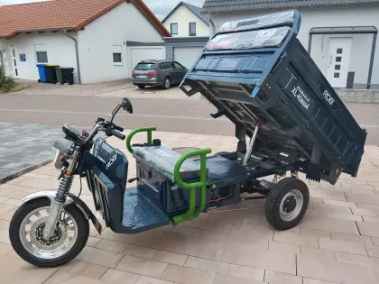 Elektro Cargo Trike Lastendreirad, hydr. Kippmulde RDB XL 4