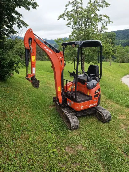 Kubota U17-3a Minibagger inkl. Löffelpaket