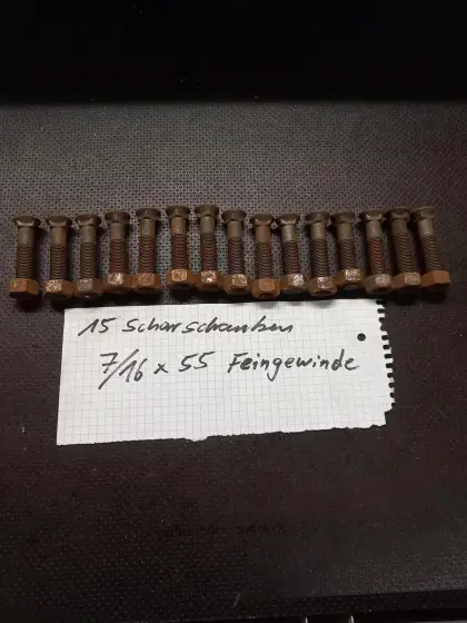 15 Schar-Schrauben 7/16 x 55