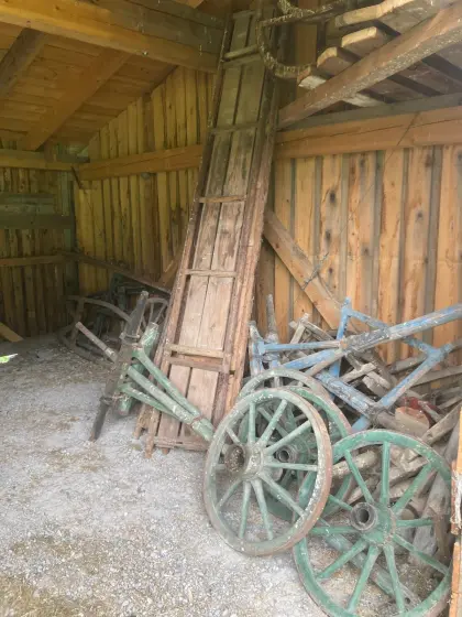 Leiterwagen aus Holz