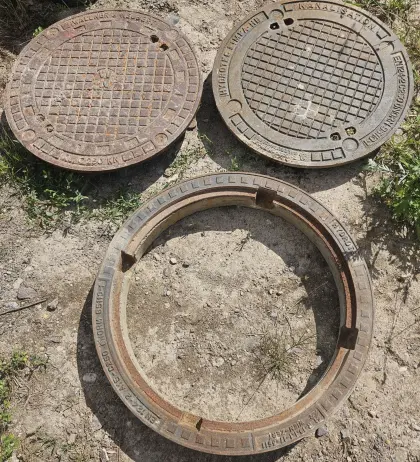 Hydrotec 2 Kanaldeckel und 1 Kanalring