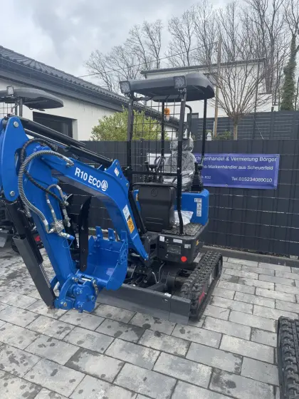 Minibagger Rippa R10 ECO 6 mit Kubota Motor, Vollausstattung