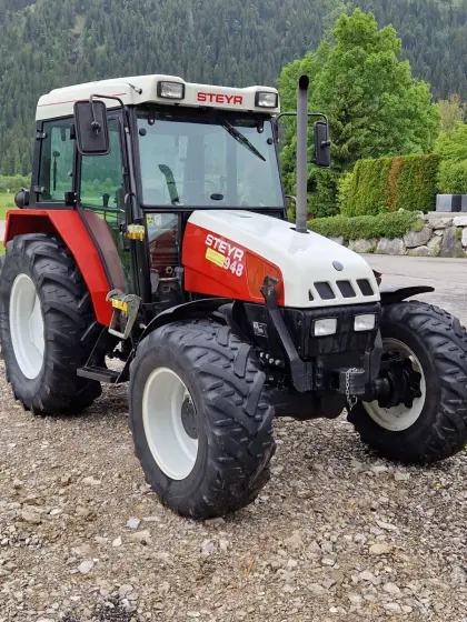 Traktor 948 Steyr Allrad mit Frontlader, Steyr 948