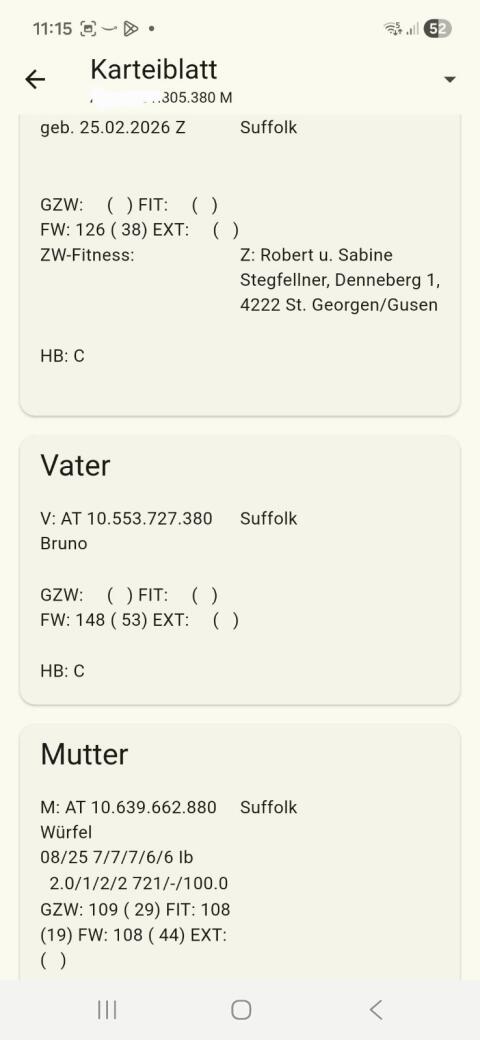 Suffolk Jungwidder aus Herdebuchzucht