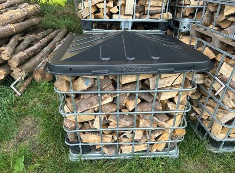Eisengitterbox für Holzlagerung, IBC-Box