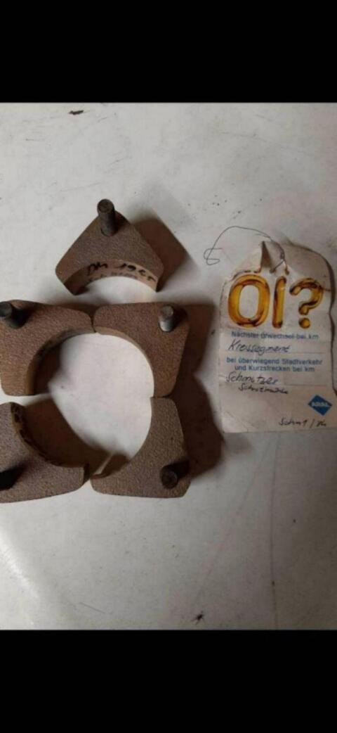 Segmenthalter Messing für Schmotzer Schrotmühle