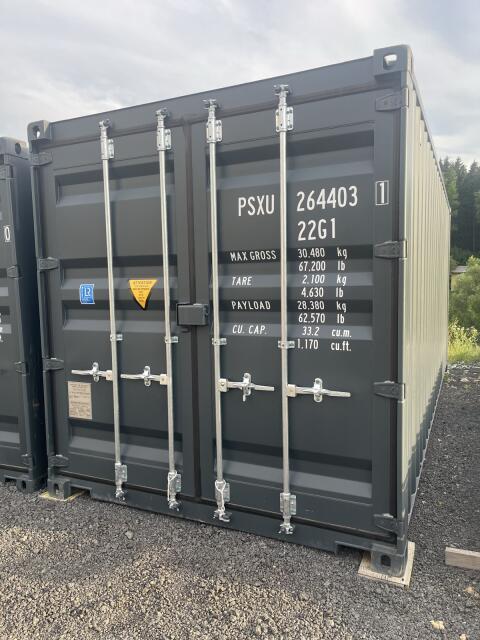 Container als Lagerplatz