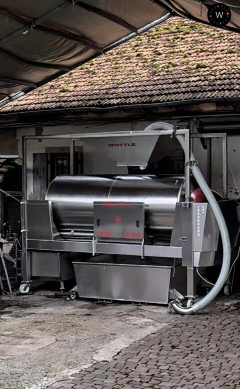Wottle TPG 5.000 Traubenpresse mit Trichter