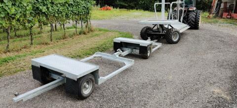 Erntebühne, Ernteanhänger, Erntewagen