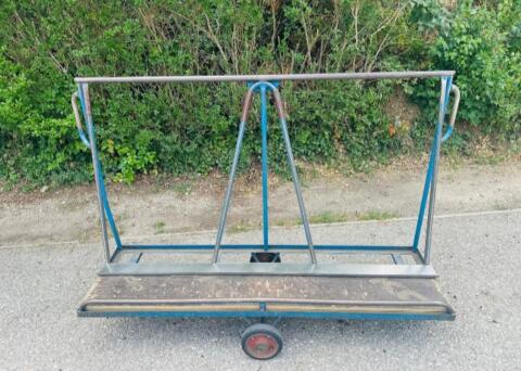 Stabiler Transportwagen, Glaswagen, Materialständer