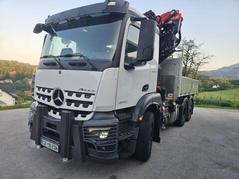 MB AROCS 2840, FASSI 545, KIPER