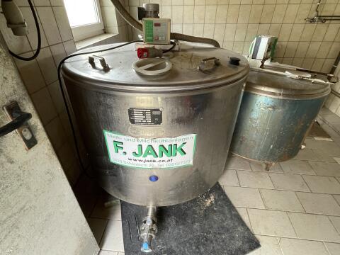 Westfalia Milchtank 700 l inkl. Kühlung, Steuerung und Rührwerk, Silver