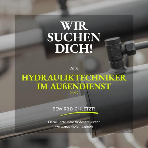 Hydrauliktechniker im Außendienst