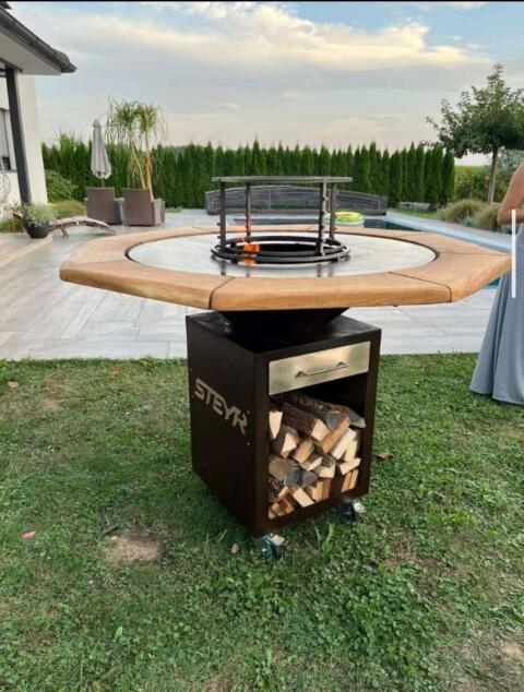 Griller, Feuerplattengrill, Plancha