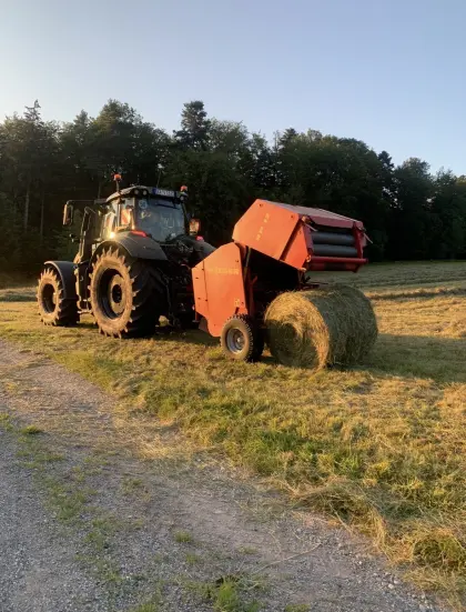 Rundballen direkt ab Wiese zu verkaufen