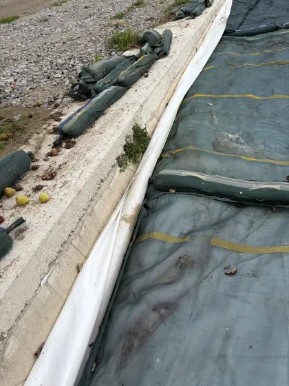 Alternatives Silo-Abdecksystem für Fahrsilos