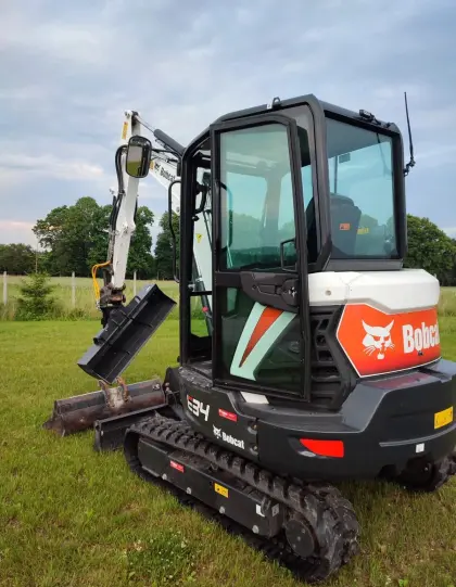 Minibagger Bobcat E34, Bj. 2022, mit Löffelpaket