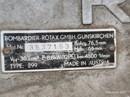 Suche Bombardier Rotax Motor Typ 299