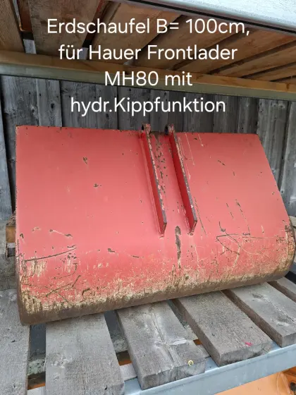 Erdschaufel Hauer Frontlader MH80