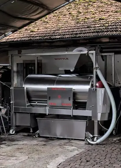 Wottle TPG 5.000 Traubenpresse mit Trichter