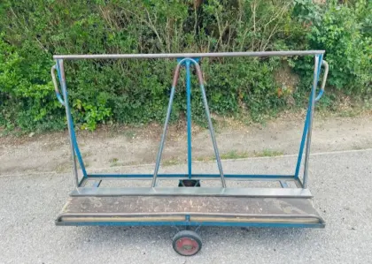 Stabiler Transportwagen, Glaswagen, Materialständer