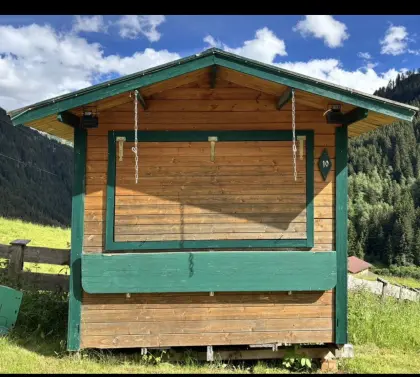 Verkaufshütte, Gartenhütte