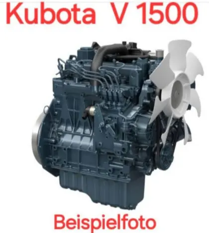 Kubota V1500 Dieselmotor, 4-Zylinder, passend für Rasant