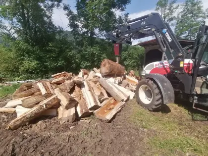 Kegelspalter mit Euroaufnahme, Holzspalter, Erdbohrer