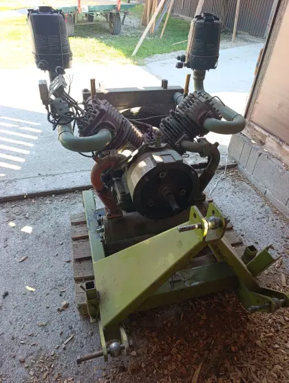Kompressor mit Zapfwelle
