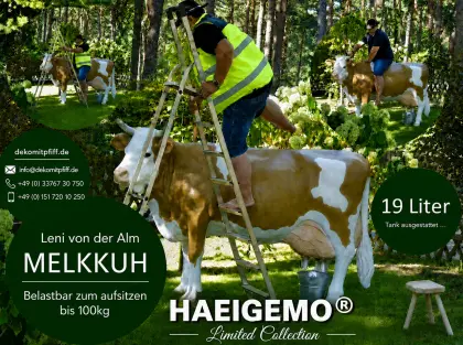 Melkkuh Leni, Kuh lebensgroß HAEIGEMO® Limited 3D Collection