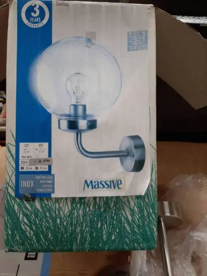 Neue Außenlampe