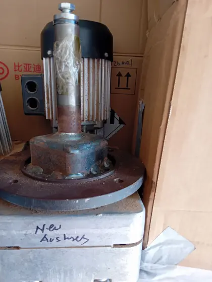 Heizomat Motor mit Getriebe für Austragung