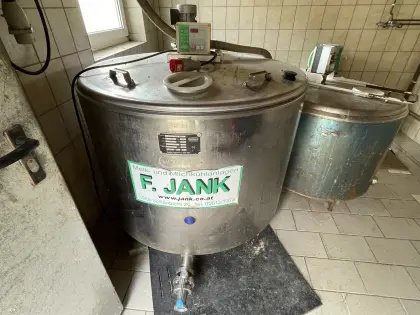 Westfalia Milchtank 700 l inkl. Kühlung, Steuerung und Rührwerk, Silver