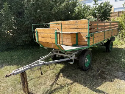 Restaurierter Traktoranhänger, 2 t Nutzlast, Bj. 1958