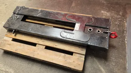 Staplergabel Kranarm