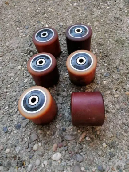 6 Hubwagen-Schwerlastrollen, Vogel, neu