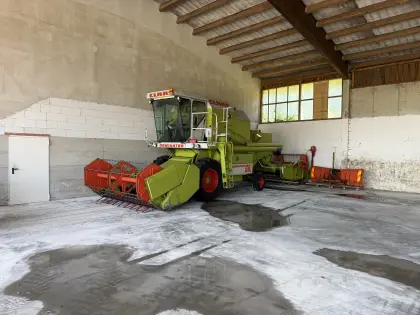Claas Dominator Sonnenblumenvorsatz
