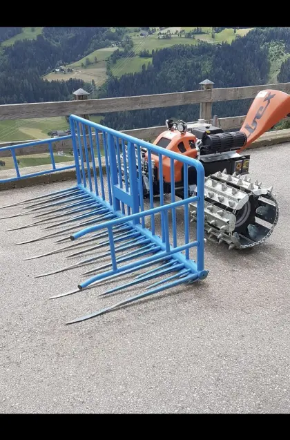 Selbst gebauter Heuschieber zu verkaufen