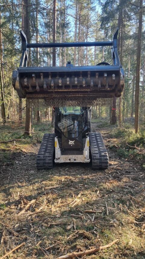 Landschaftspflege, Forstmulchen, Bobcat T86