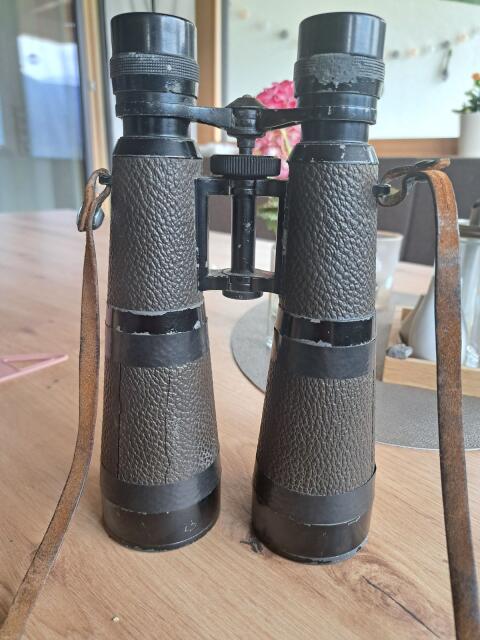 Hensoldt Wetzlar Dialyt 7x56, D.R.P., Vintage-Fernglas