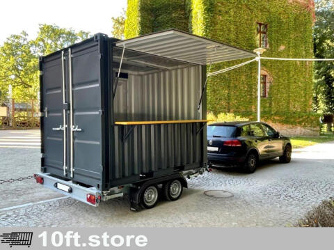 Verkaufscontainer, Barcontainer, Containeranhänger 10 Fuß