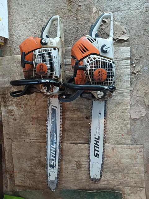 2 gebrauchte Stihl Motorsägen, 1x MS 661C, 1x MS 500i